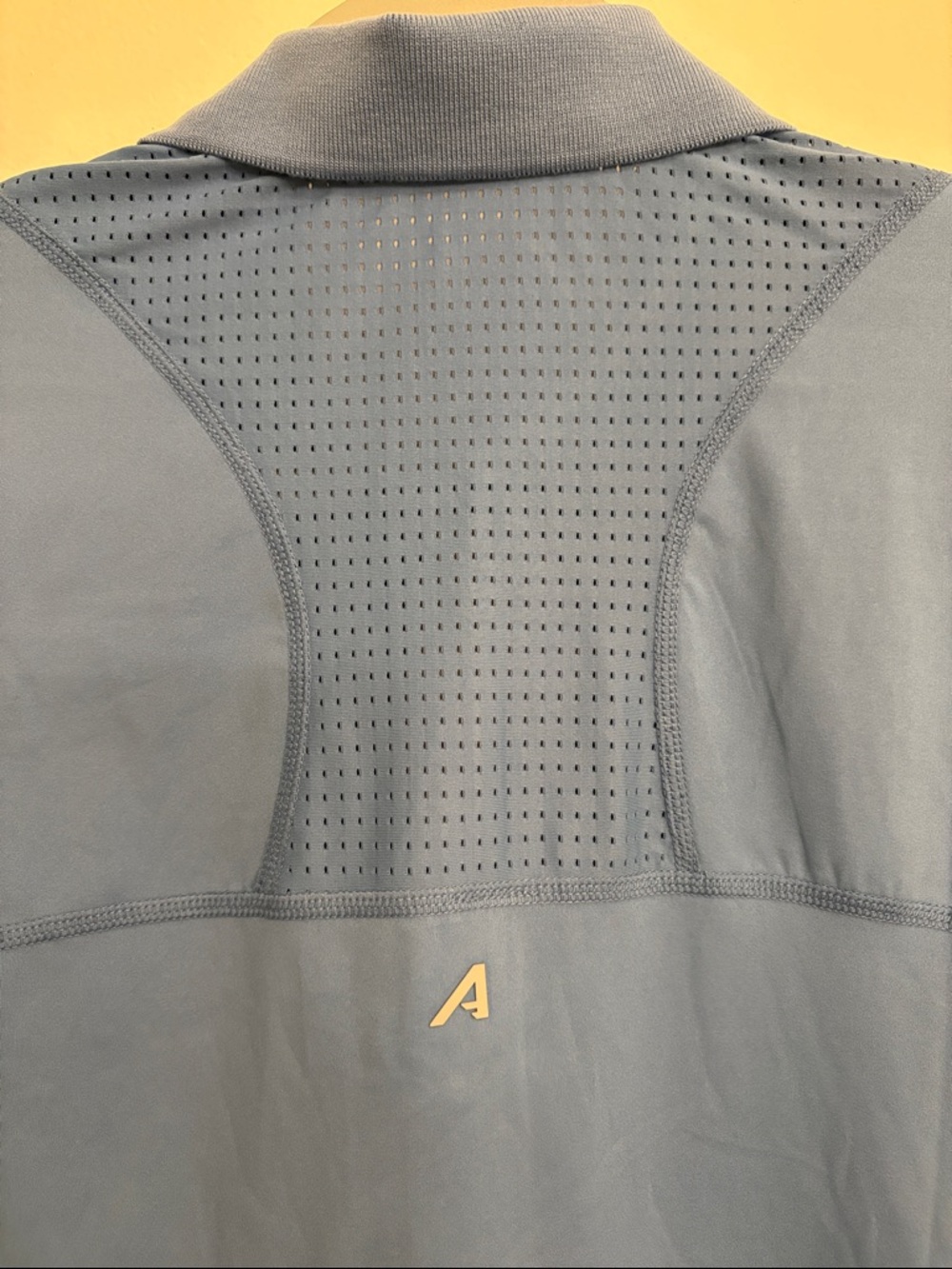 Antigua Medium Navy Zip Polo - Picture 2 of 4